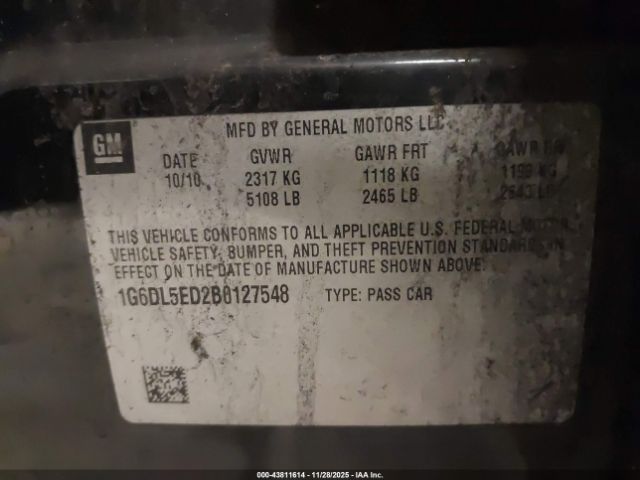 2011 CADILLAC CTS 1G6DL5ED2B0127548 Photo 8