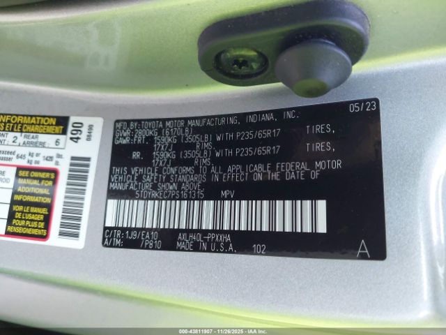 2023 TOYOTA SIENNA 5TDYRKEC7PS161315 Photo 8