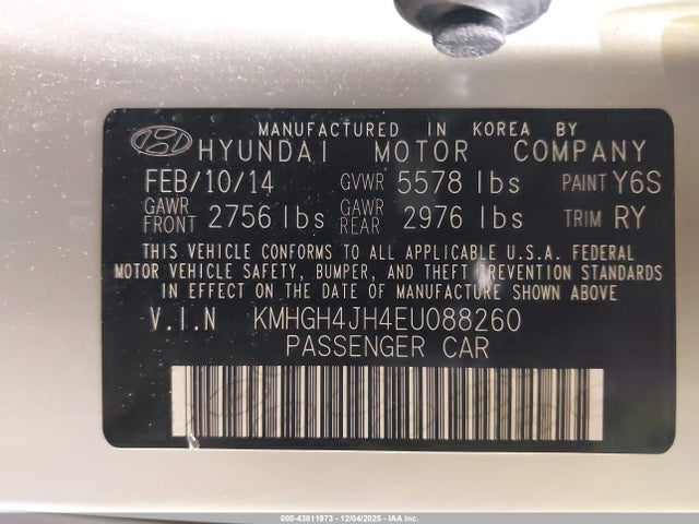 KMHGH4JH4EU088260 Hyundai Equus Ultimate