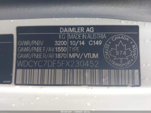 2015 MERCEDES-BENZ G 63 AMG WDCYC7DF5FX230452 Photo 8