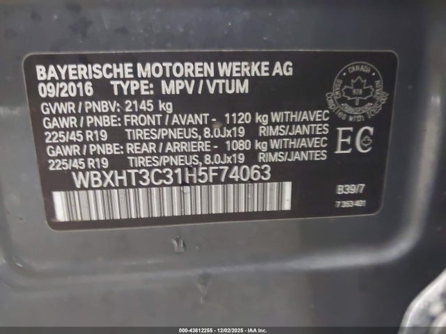 WBXHT3C31H5F74063 BMW X1 Xdrive28i