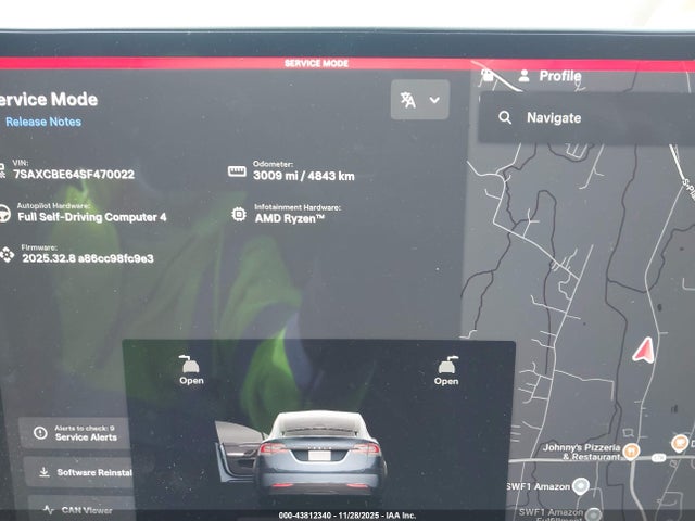 2025 TESLA MODEL X 7SAXCBE64SF470022 Photo 6