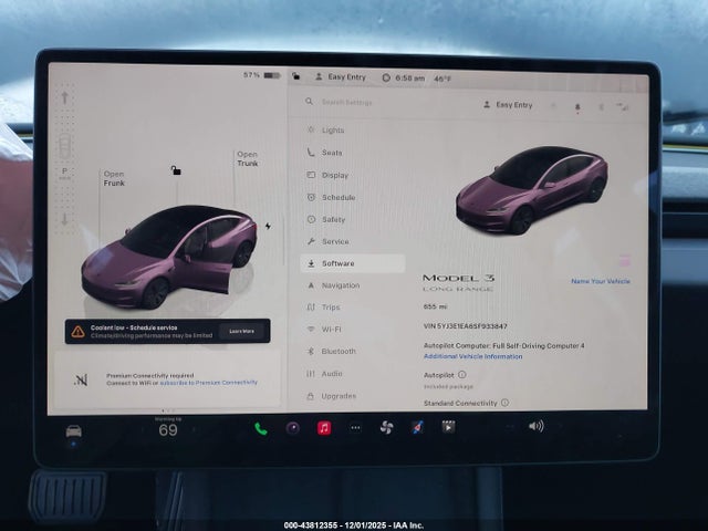 2025 TESLA MODEL 3 5YJ3E1EA6SF933847 Photo 6