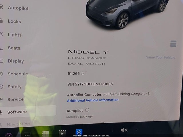 2021 TESLA MODEL Y 5YJYGDEE3MF161606 Photo 6