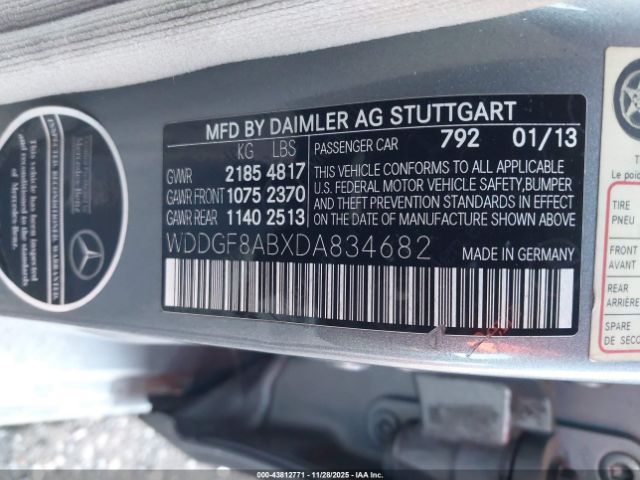 2013 MERCEDES-BENZ C 300 WDDGF8ABXDA834682 Photo 8