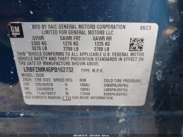 2023 BUICK ENVISION LRBFZMR46PD162732 Photo 8