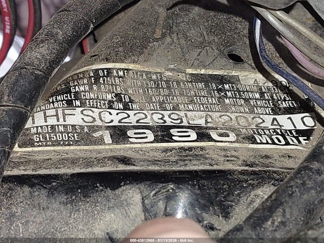 1990 HONDA GL1500 1HFSC2239LA202410 Photo 9