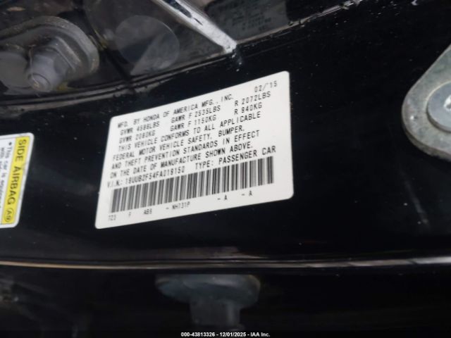 2015 ACURA TLX 19UUB2F54FA019150 Photo 8