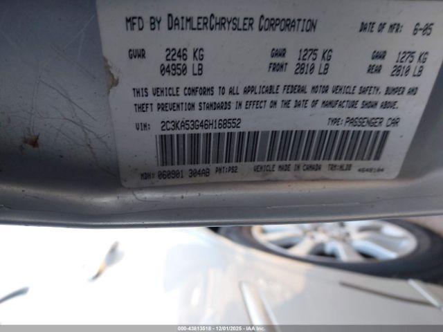 2006 CHRYSLER 300 2C3KA53G46H168552 Photo 8