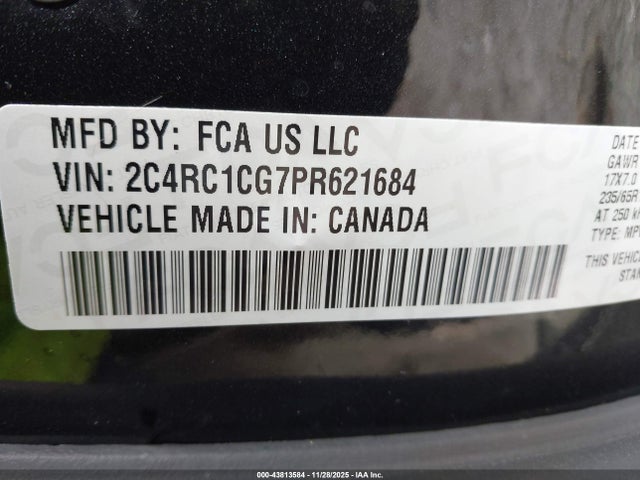 2023 CHRYSLER VOYAGER 2C4RC1CG7PR621684 Photo 8