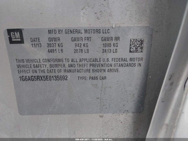 2014 CADILLAC ATS 1G6AG5RX5E0135692 Photo 8