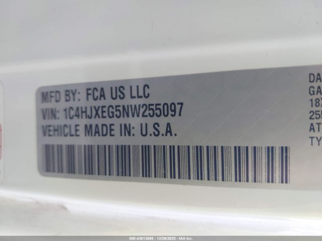 2022 JEEP WRANGLER UNLIMITED 1C4HJXEG5NW255097 Photo 8