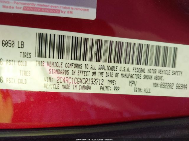 2012 CHRYSLER TOWN & COUNTRY 2C4RC1CGXCR133713 Photo 8