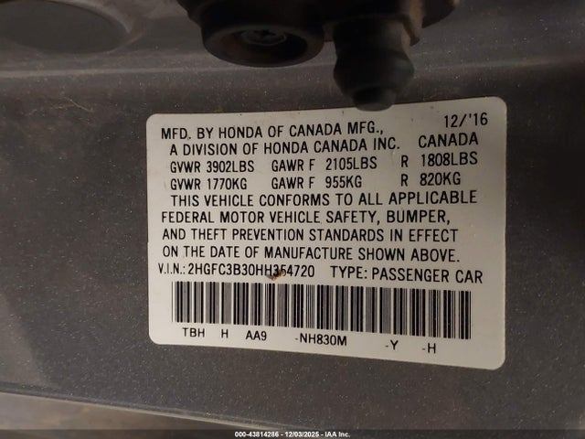 Honda Civic Ex-t 2017 2HGFC3B30HH354720 Image 9