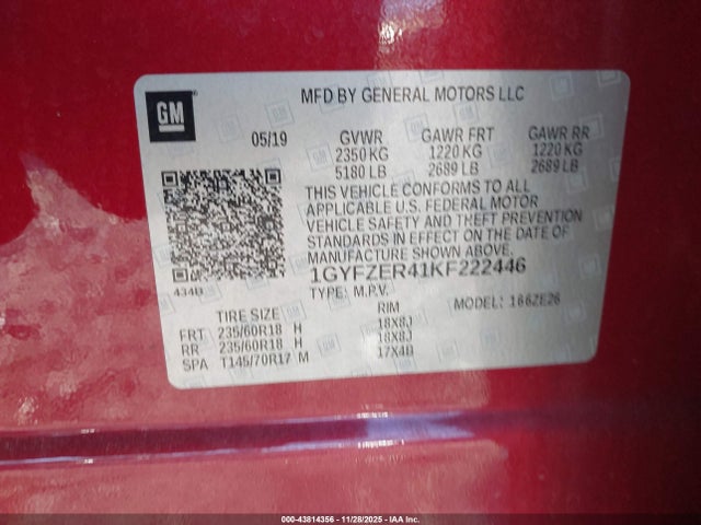 2019 CADILLAC XT4 1GYFZER41KF222446 Photo 8