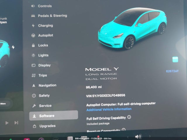 2020 TESLA MODEL Y 5YJYGDEE3LF048656 Photo 6