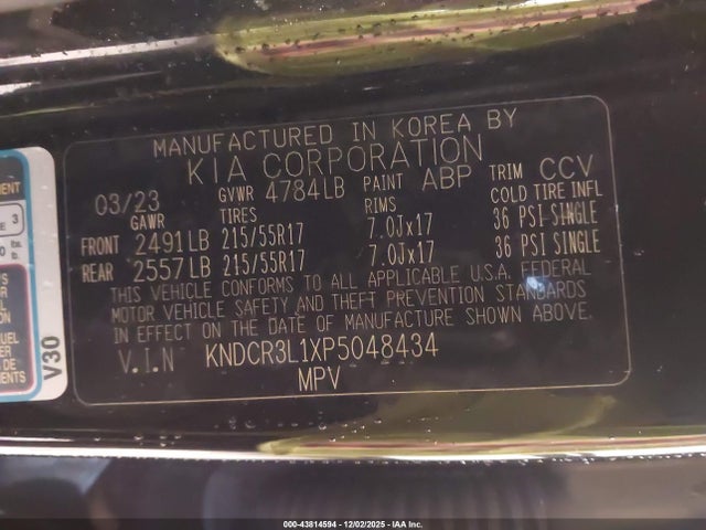 2023 KIA NIRO EV KNDCR3L1XP5048434 Photo 8