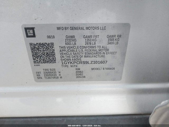 2020 CADILLAC XT6 1GYKPCRS9LZ101607 Photo 8