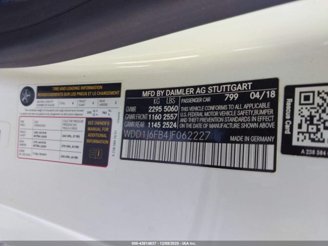 2018 MERCEDES-BENZ E 400 WDD1J6FB4JF062227 Photo 8