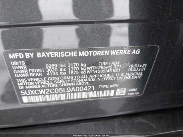 2020 BMW X7 5UXCW2C05L9A00421 Photo 8