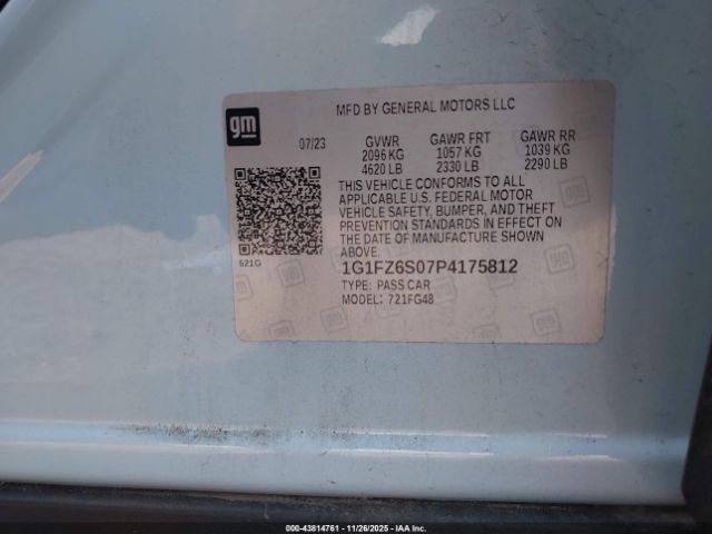 2023 CHEVROLET BOLT EUV 1G1FZ6S07P4175812 Photo 8