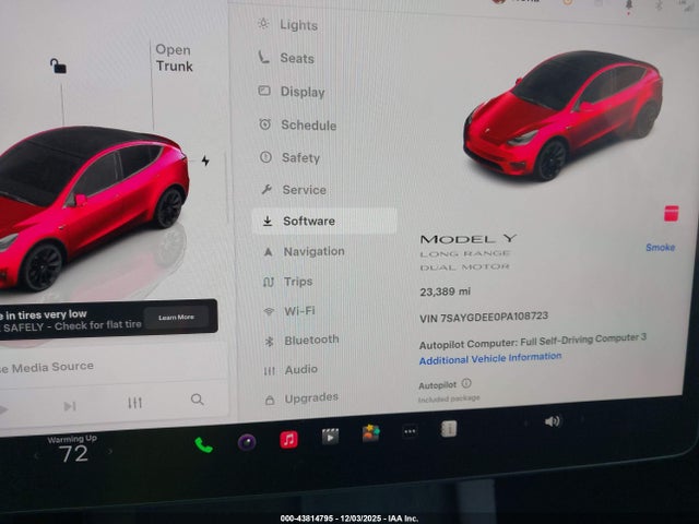 2023 TESLA MODEL Y 7SAYGDEE0PA108723 Photo 6