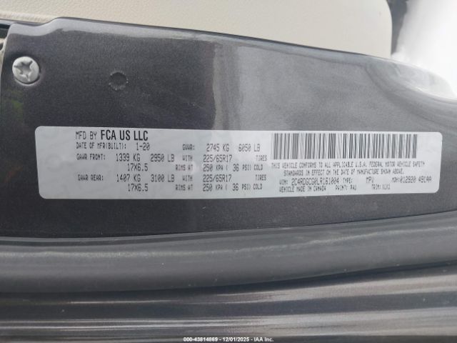 2020 DODGE GRAND CARAVAN 2C4RDGCG0LR161004 Photo 8