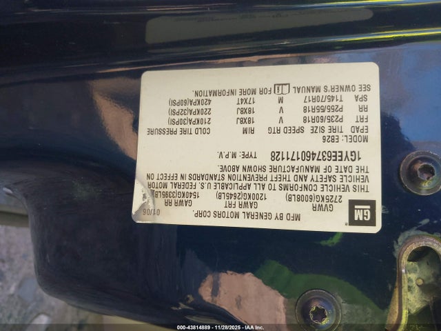 2006 CADILLAC SRX 1GYEE637460171128 Photo 8