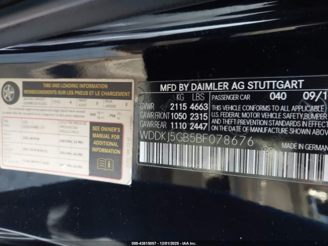 2011 MERCEDES-BENZ E 350 WDDKJ5GB5BF078676 Photo 8