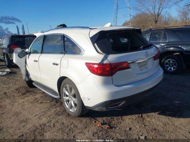 2014 ACURA MDX 5FRYD4H87EB014381 Photo 2