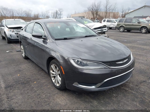 2015 Chrysler 200 Limited მანქანა იყიდება აუქციონზე, vin: 1C3CCCAB1FN682490, აუქციონის ნომერი: 43815146