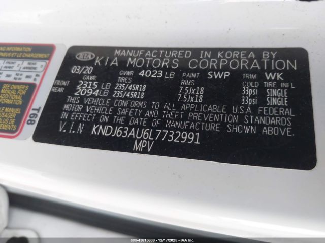 2020 KIA SOUL KNDJ63AU6L7732991 Photo 8