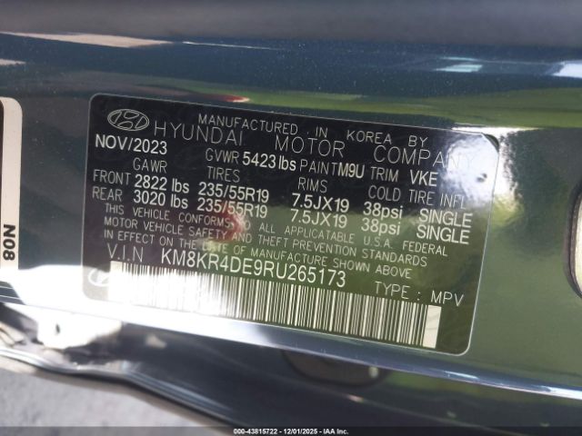 2024 HYUNDAI IONIQ 5 KM8KR4DE9RU265173 Photo 8