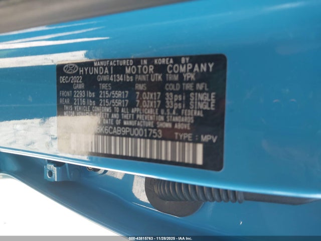 Hyundai Kona Sel 2023 KM8K6CAB9PU001753 Image 9