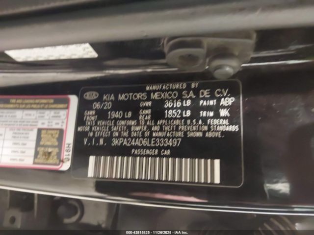 2020 KIA RIO 3KPA24AD6LE333497 Photo 8