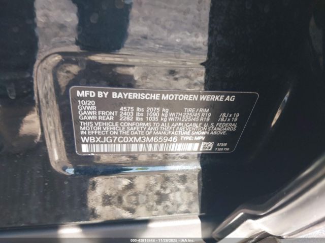 2021 BMW X1 WBXJG7C0XM3M65946 Photo 8