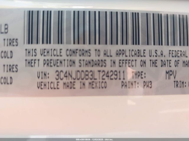 2020 JEEP COMPASS 3C4NJDDB3LT242911 Photo 8