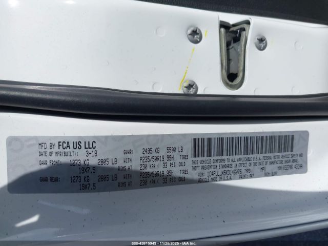 2019 JEEP CHEROKEE 1C4PJLJX5KD146026 Photo 8