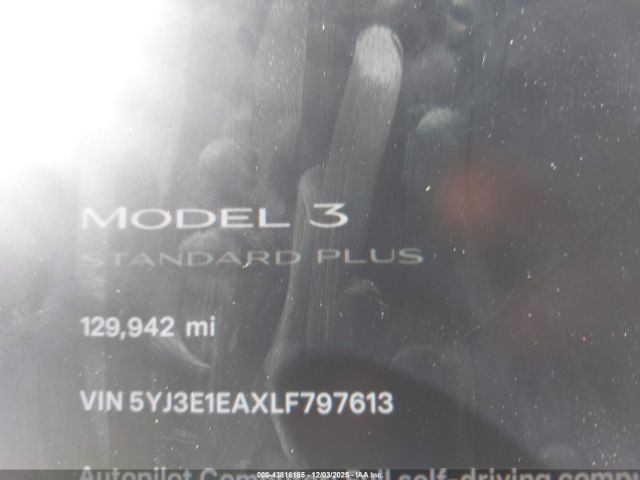 2020 TESLA MODEL 3 5YJ3E1EAXLF797613 Photo 6