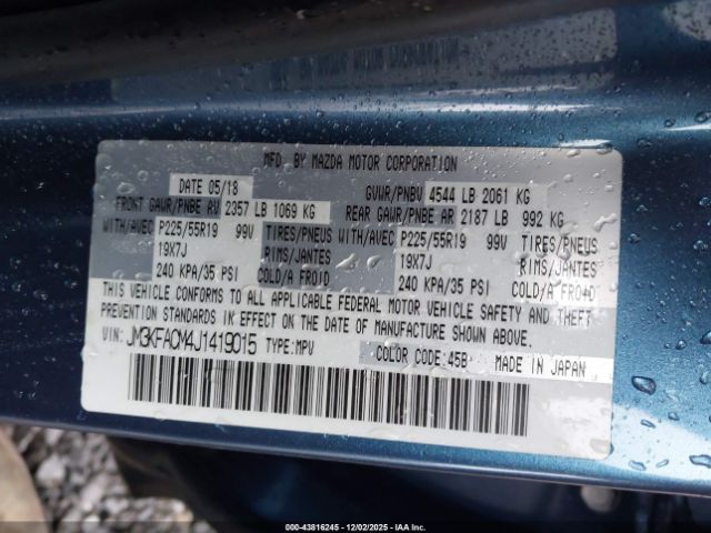 2018 MAZDA CX-5 JM3KFACM4J1419015 Photo 8