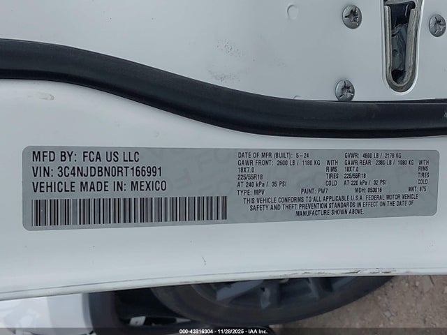 2024 JEEP COMPASS 3C4NJDBN0RT166991 Photo 8