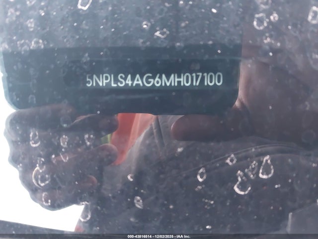 43816514 :رقم المزاد ، 5NPLS4AG6MH017100 vin ، 2021 Hyundai Elantra Sel مزاد بيع