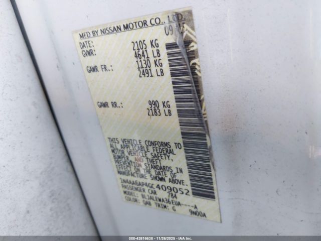 2016 NISSAN MAXIMA 1N4AA6AP4GC409052 Photo 8