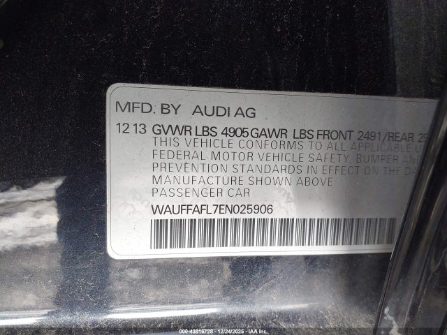 2014 AUDI A4 WAUFFAFL7EN025906 Photo 8