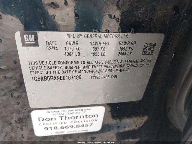 2014 CADILLAC ATS 1G6AB5RX9E0167186 Photo 8