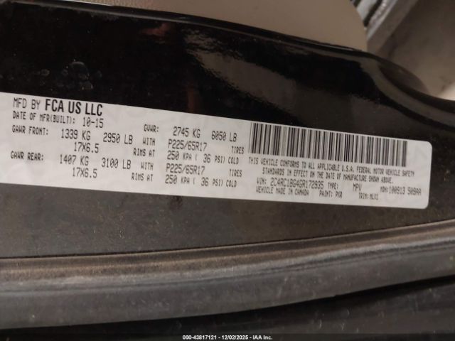 2016 CHRYSLER TOWN & COUNTRY 2C4RC1BG4GR172935 Photo 8