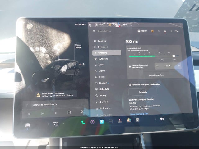 Продаж на аукціоні авто 2020 Tesla Model 3 Standard Range Plus Rear-wheel Drive/standard Range Rear-wheel Drive, vin: 5YJ3E1EAXLF634587, номер лоту: 43817141