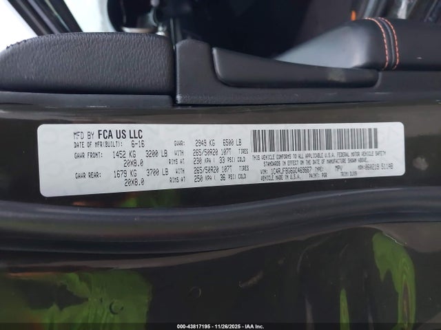 2016 JEEP GRAND CHEROKEE 1C4RJFBG6GC469667 Photo 8
