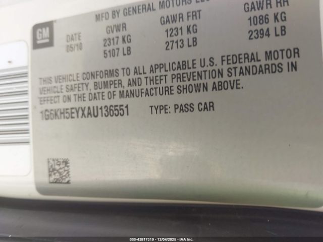 2010 CADILLAC DTS 1G6KH5EYXAU136551 Photo 8