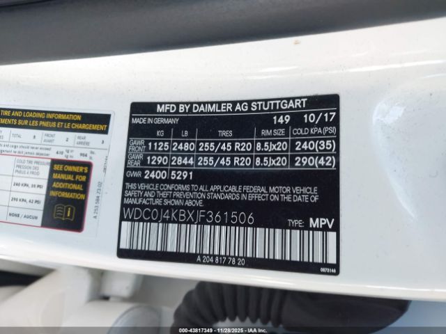 2018 MERCEDES-BENZ GLC 300 COUPE WDC0J4KBXJF361506 Photo 8